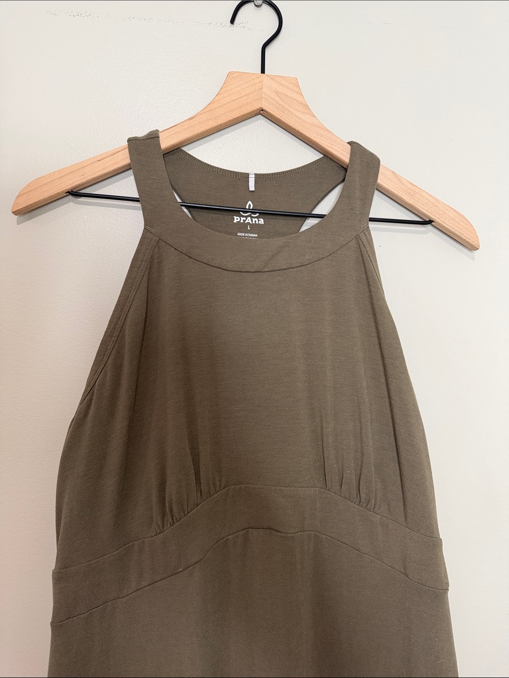 Prana Maxi Dress Green Large - Picture 2 of 5